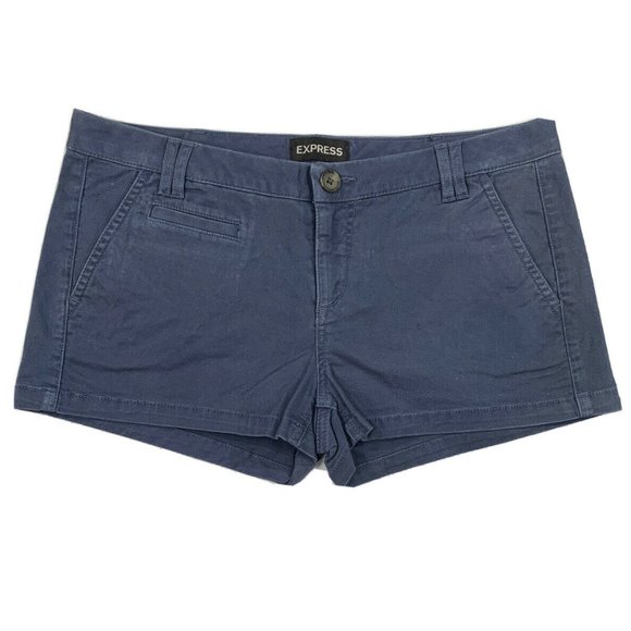 Express Womens Shorts Navy Blue Size 4 - Picture 1 of 4